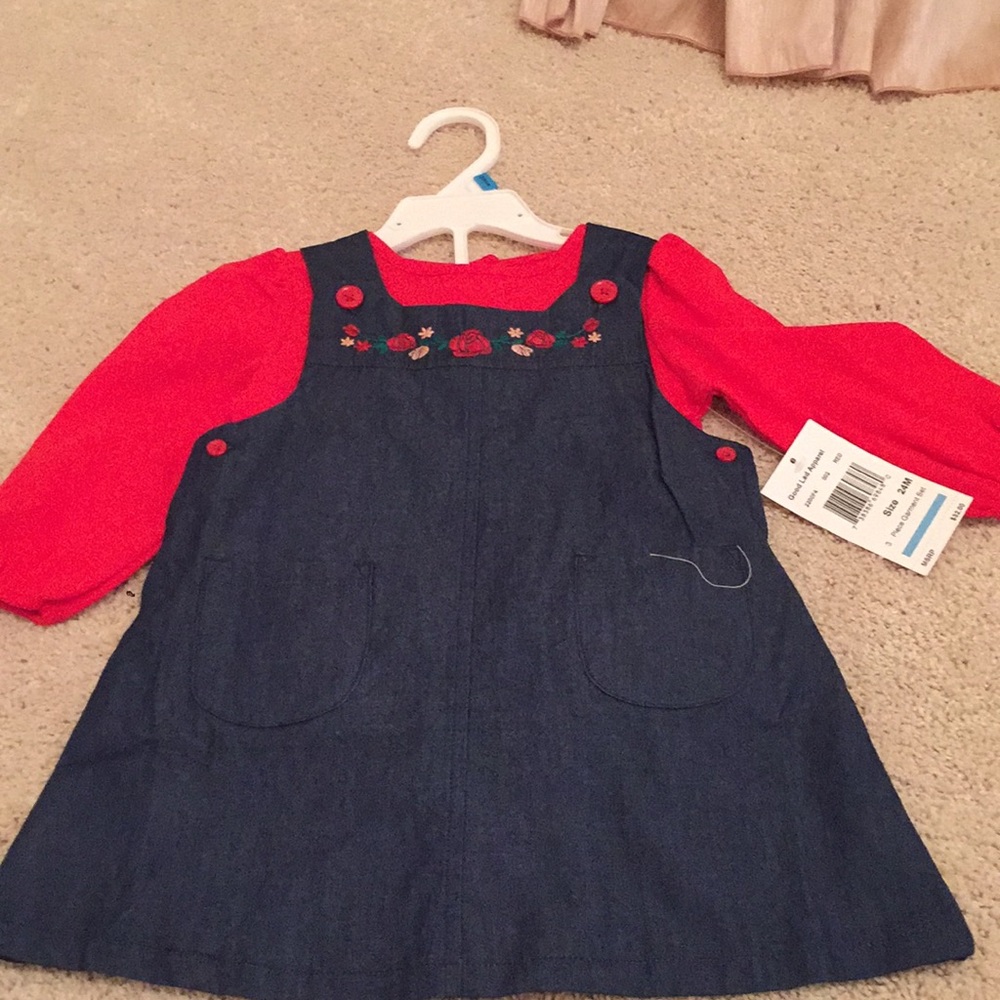 2 piece set dress and top